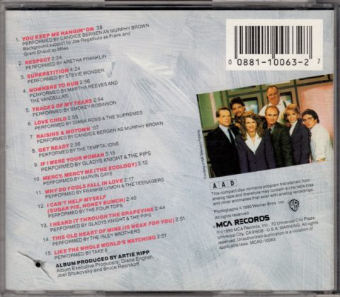 [USADO] The Sounds Of Murphy Brown - Original Television Soundtrack Album CD
