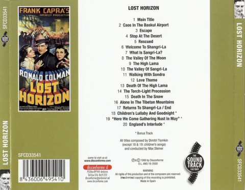 [USADO] Lost Horizon CD