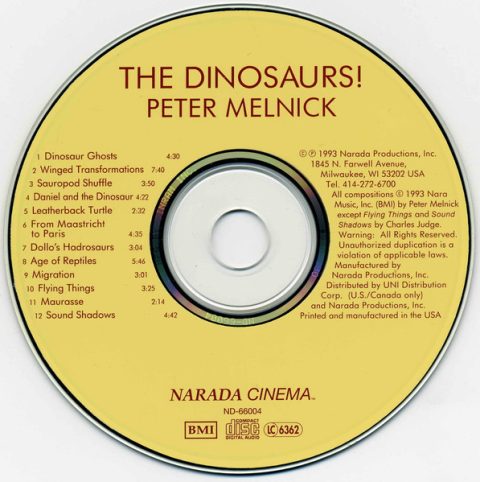 [USADO] The Dinosaurs! - Original Soundtrack CD