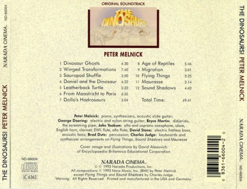 [USADO] The Dinosaurs! - Original Soundtrack CD