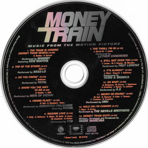 [USADO] Money Train - Music from the Motion Picture CD
