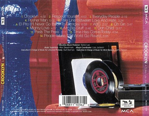 [USADO] Crooklyn (Volume 1) Music From The Motion Picture CD
