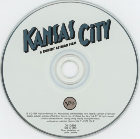 [USADO] Kansas City: A Robert Altman Film - Original Motion Picture Soundtrack CD