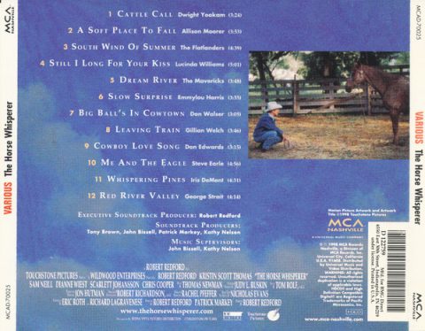 [USADO] The Horse Whisperer - Songs From And Inspired By The Motion Picture CD