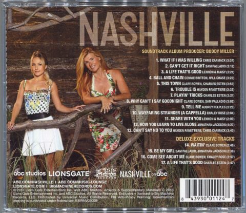 [USADO] The Music Of Nashville: Original Soundtrack Season 2 (Volume 1) CD