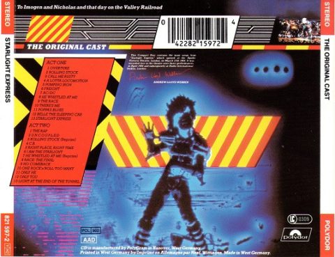 [USADO] Starlight Express - The Original Cast CD