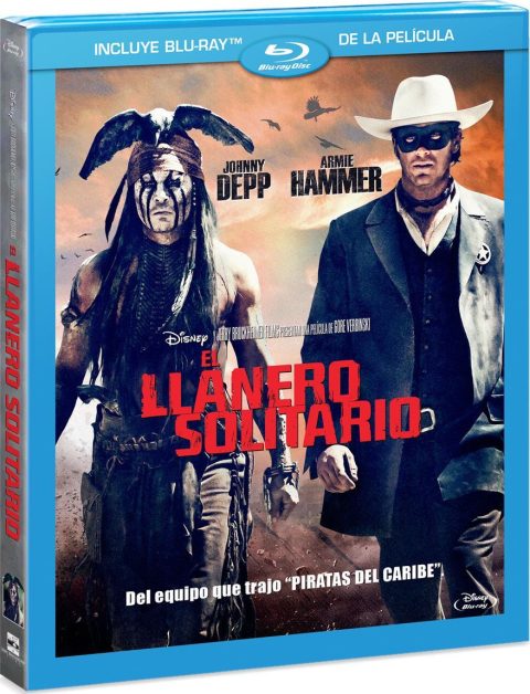 [USADO] The Lone Ranger (EL Llanero Solitario) Blu-Ray