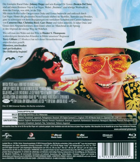 [USADO] Fear and Loathing in Las Vegas Blu-Ray (GER)