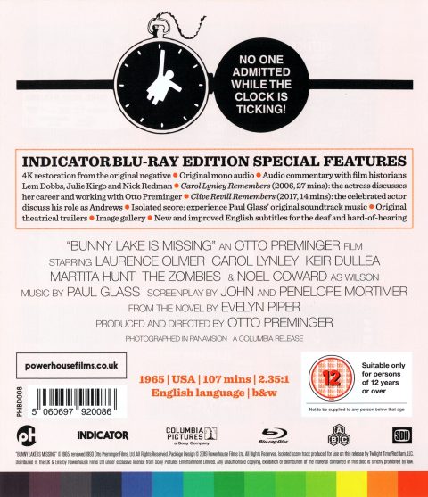 [USADO] Bunny Lake is Missing Blu-ray (Indicator Series)