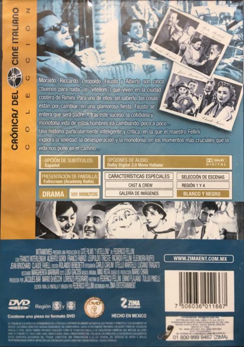 I Vitelloni (Los Inútiles) DVD