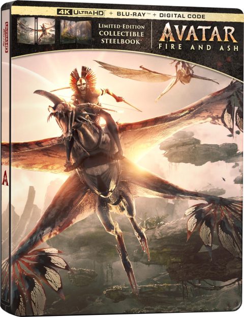 p Avatar: Fire and Ash UHD4K + Blu-Ray (Limited Edition Collectible SteelBook)