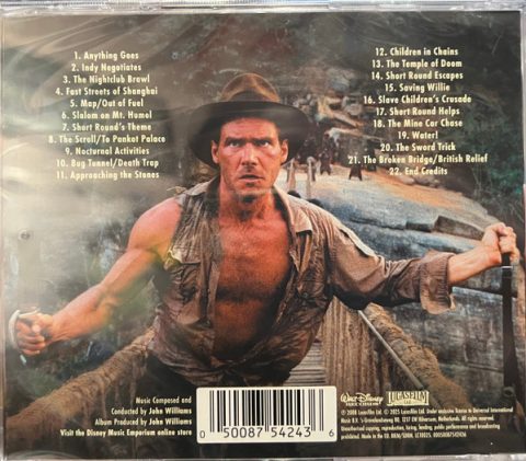 01a Indiana Jones And The Temple Of Doom - The Original Motion Picture Soundtrack CD