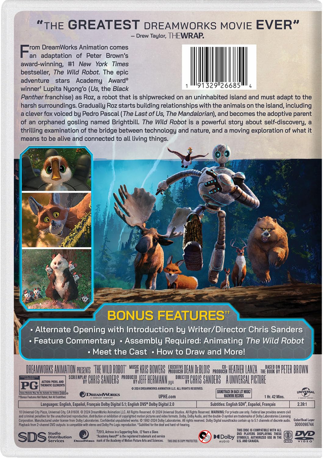 The Wild Robot DVD (Collector's Edition) - Imagen 2