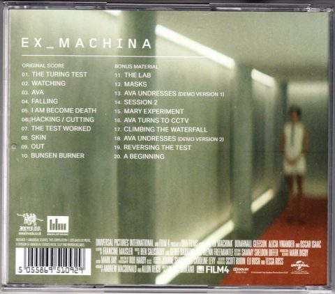 Ex_Machina - Original Motion Picture Soundtrack CD