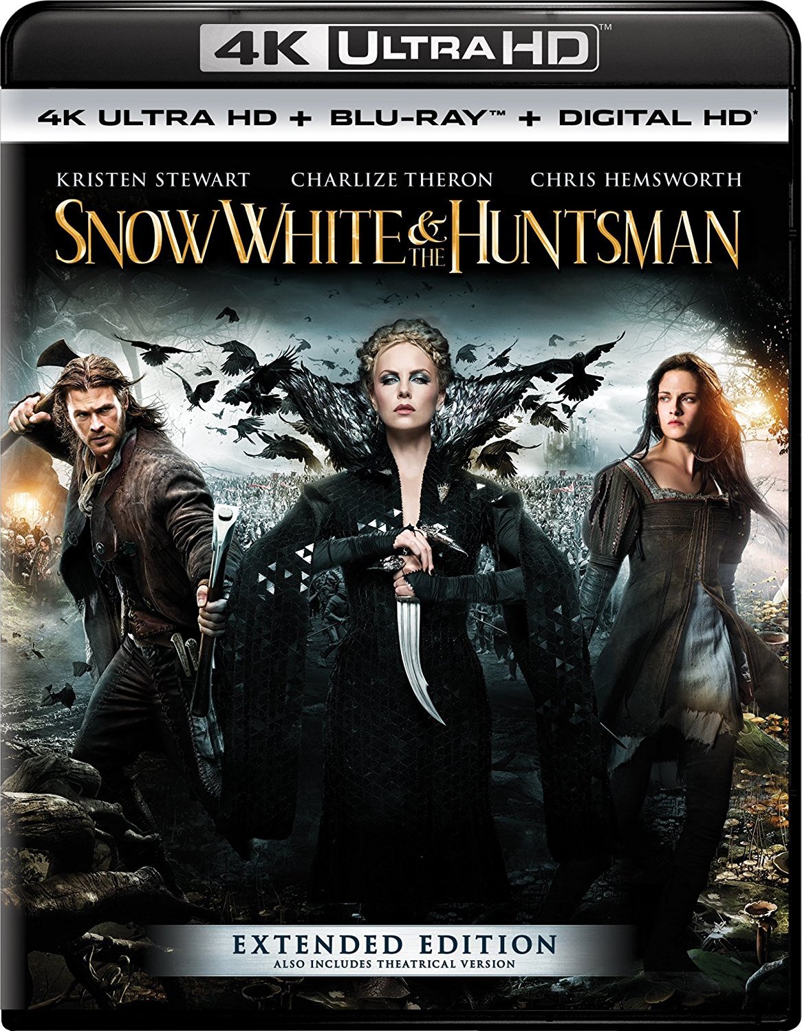 Snow White And the Huntsman UHD4K + Blu-Ray (Extended Edition)