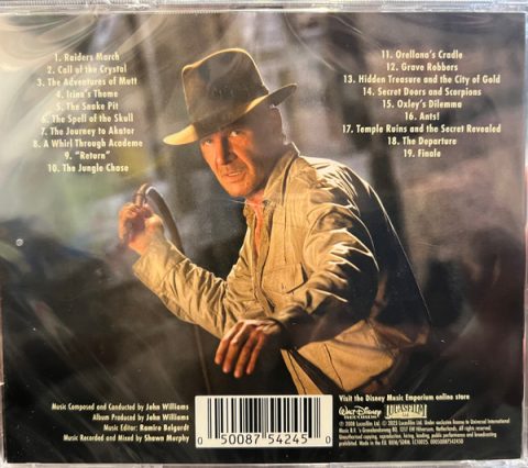 Indiana Jones And The Kingdom Of The Crystal Skull - Original Motion Picture Soundtrack CD