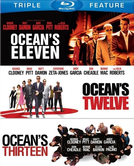 04 Ocean's Eleven / Ocean's Twelve / Ocean's Thirteen Blu-Ray (Warner Triple Feature)