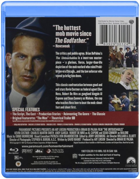 [USADO] The Untouchables Blu-Ray