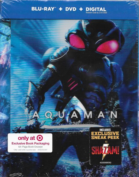 [USADO] Aquaman Limited Edition Blu-Ray (Digibook / Lenticular) (Sin J-Card)