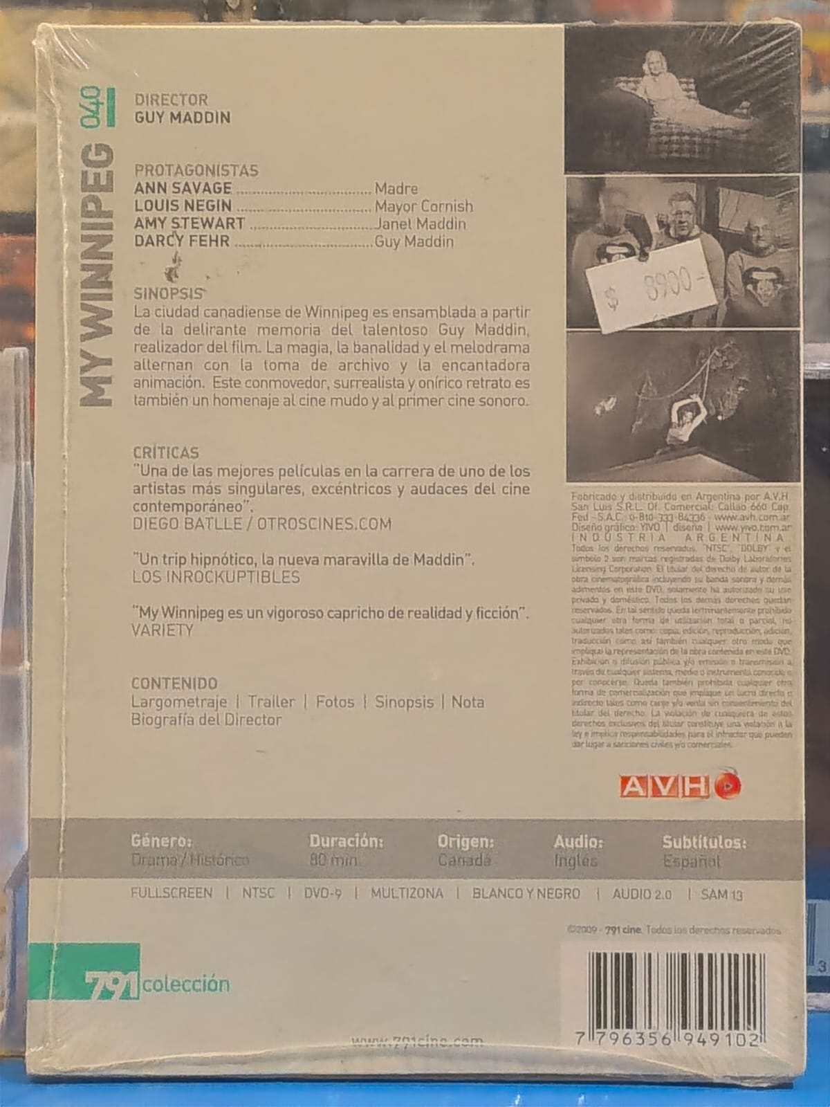 My Winnipeg DVD (791 Colección) - Imagen 2