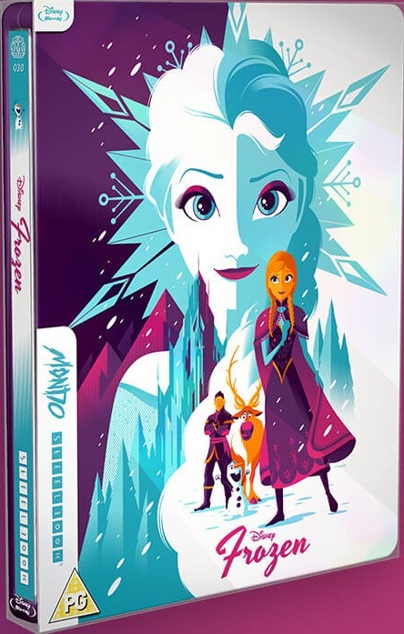 [USADO] Frozen Blu-Ray (Zavvi Exclusive SteelBook / (Mondo X Series #30) (UK)