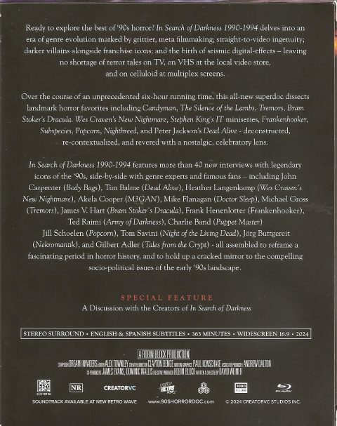 [Exclusive] In Search of Darkness'90s - The Complete Journey Into 90's Horror Blu-ray