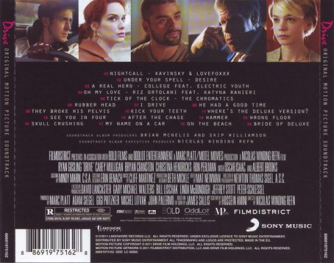 Drive - Original Motion Picture Soundtrack CD