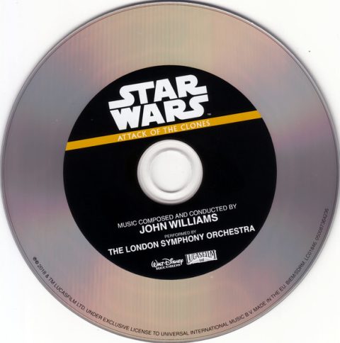 Star Wars: Attack Of The Clones (Remastered) CD
