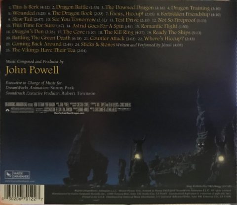 03a How To Train Your Dragon - Music From The Motion Picture CD