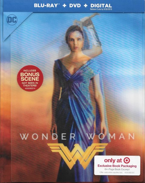 [USADO] Wonder Woman Limited Edition Blu-Ray (Digibook / Lenticular) (Sin J-Card) (Caja Dañada)
