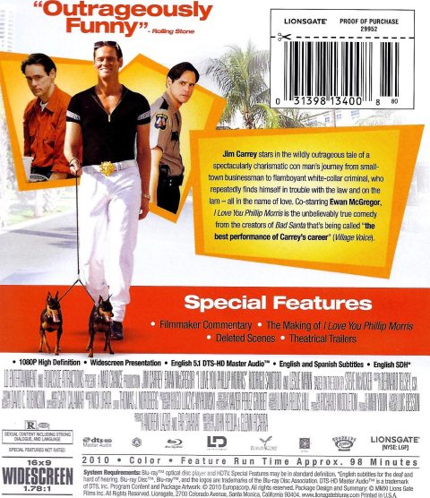[USADO] I Love You Phillip Morris Blu-Ray