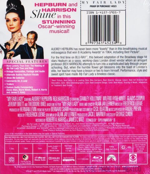 [USADO] My Fair Lady Blu-Ray