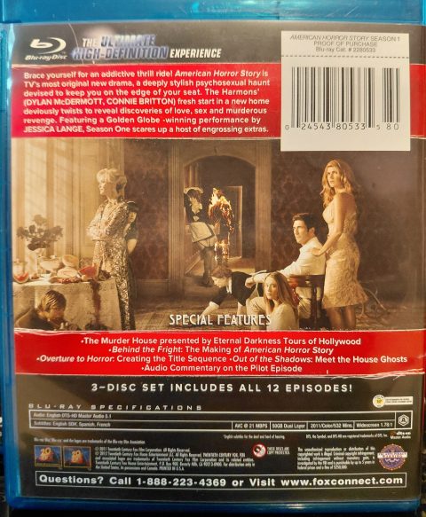 American Horror Story Blu-ray (Season 1)