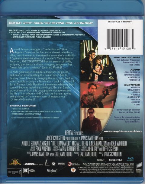 [USADO] The Terminator Blu-Ray