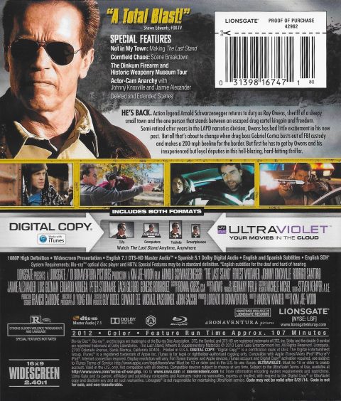[USADO] The Last Stand Blu-ray