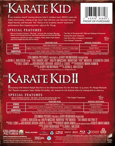 [USADO] The Karate Kid I & II (Collector's Edition) Blu-ray
