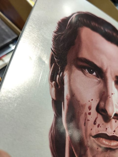 [USADO] American Psycho Unrated UHD4K + Blu-Ray (Steelbook) (Detalle en portada)