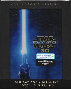 Star Wars: Episode VII – The Force Awakens 3D + Blu-Ray (Wal-Mart Exclusive DigiPack)
