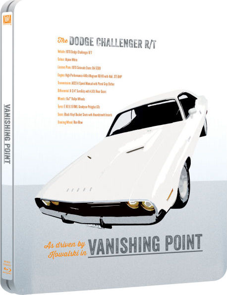 25 Vanishing Point Blu-Ray (Limited edition SteelBook) (UK)