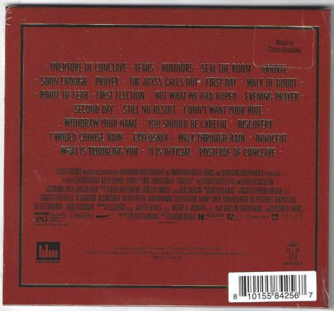 02b Conclave - Original Motion Picture Soundtrack CD