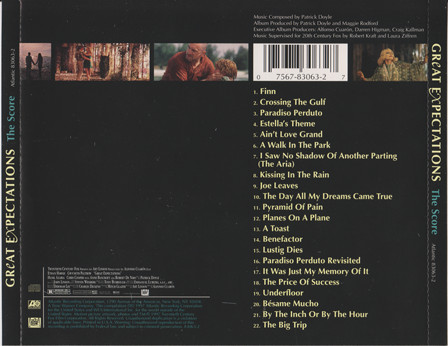 [USADO] Great Expectations - The Score CD