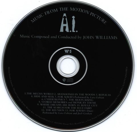 [USADO] A.I. Artificial Intelligence - Music From The Motion Picture CD