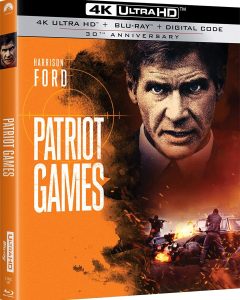 10 Patriot Games UHD4K + Blu-Ray (30th Anniversary)