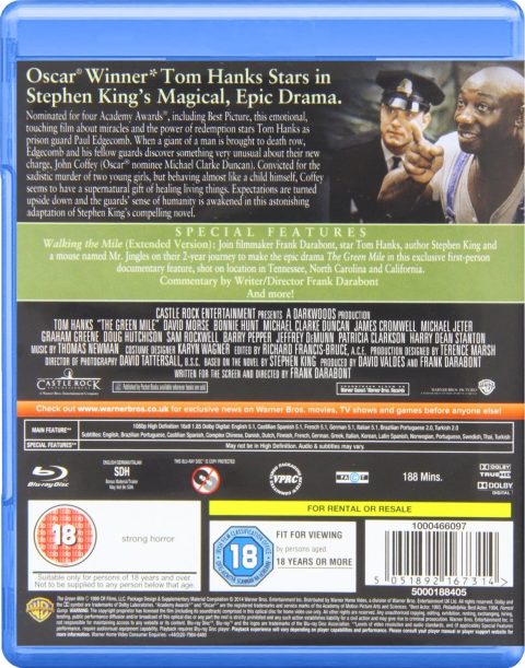 [USADO] The Green Mile Blu-Ray (UK)