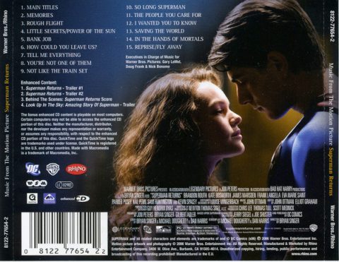 [USADO] Superman Returns - Music From The Motion Picture CD