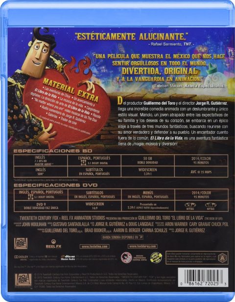 The Book of Life (El Libro de la Vida) Blu-Ray
