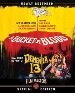 [PREVENTA] A Bucket of Blood / Dementia 13 (1959-1963 Double Feature) Blu-Ray