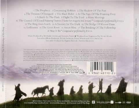 [USADO] The Lord Of The Rings: The Fellowship Of The Ring - Original Motion Picture Soundtrack CD