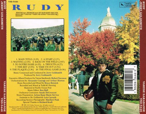 [USADO] Rudy - Original Motion Picture Soundtrack CD