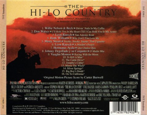 [USADO] The Hi-Lo Country - Music from and Inspired from the Motion Picture CD